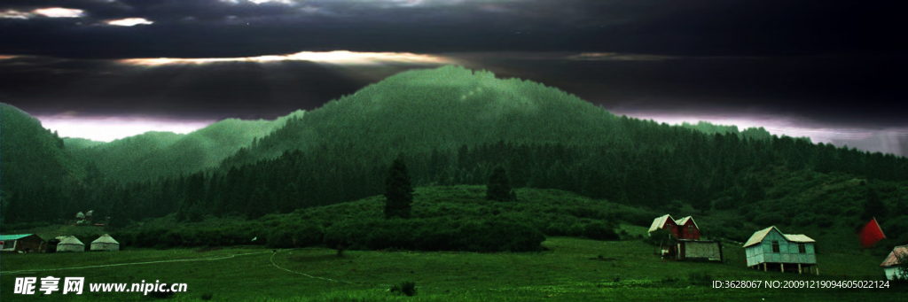 南山水墨畫