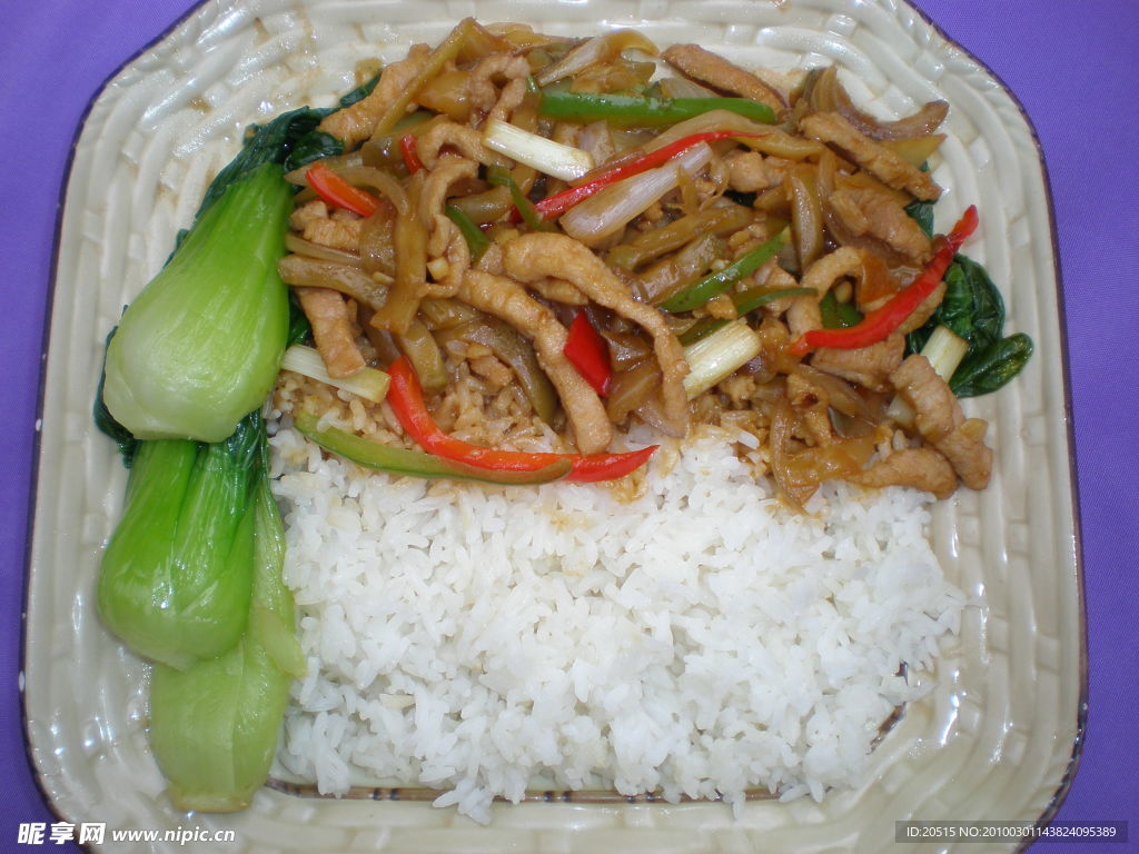 榨菜肉絲飯