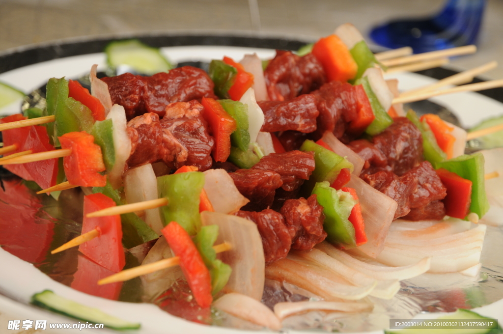 燒汁串鹿肉粒