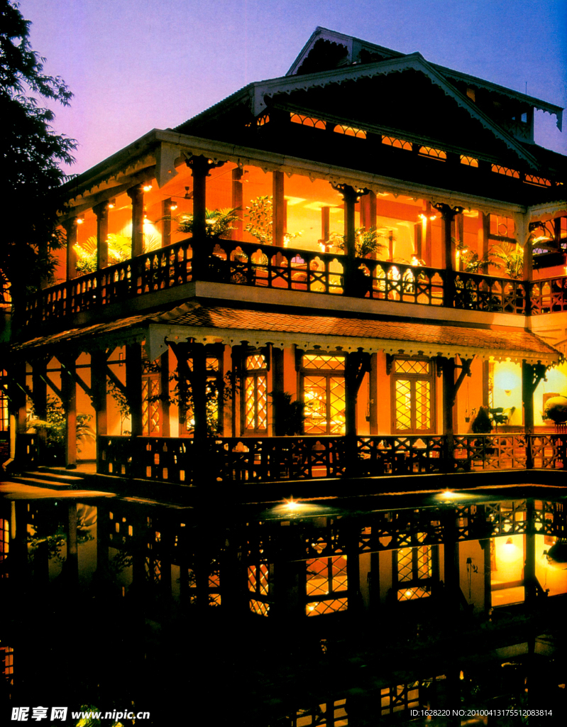 國外旅游夜景攝影照片