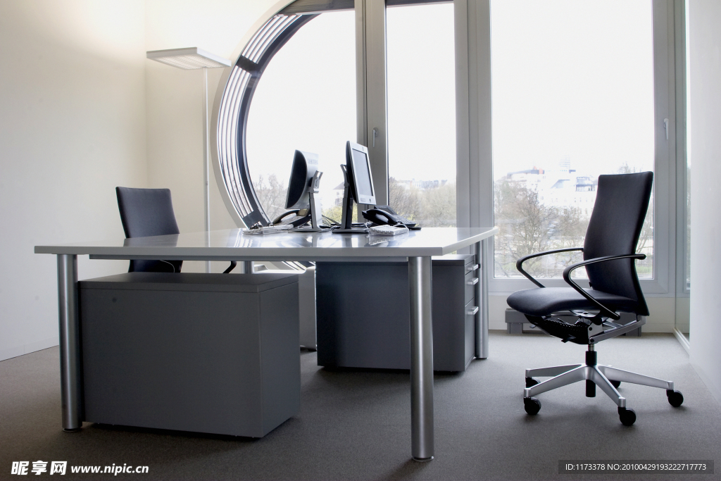 现代时尚办公室 办公桌椅