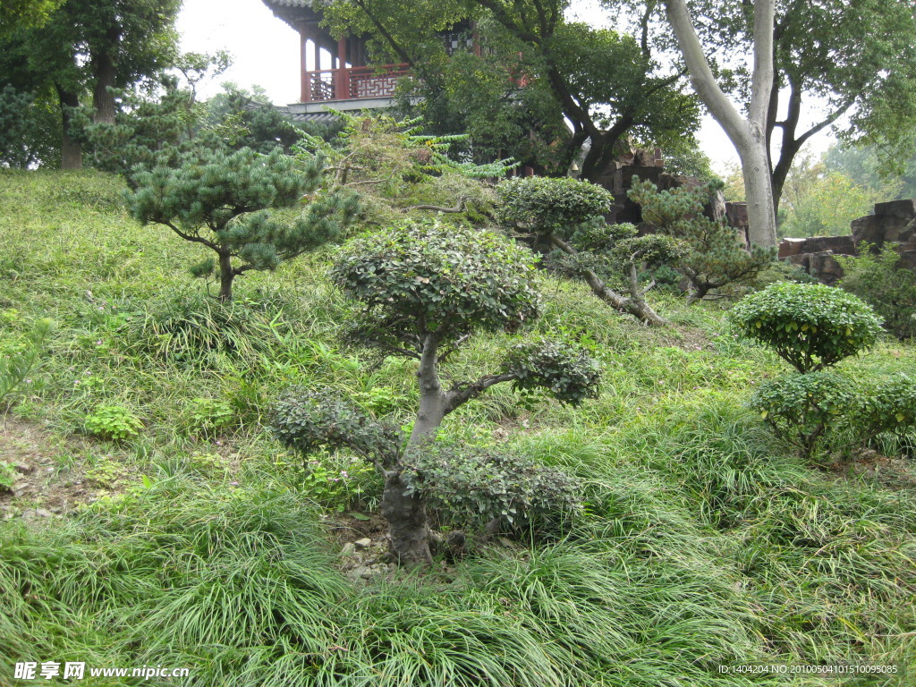 涼亭 江南風光