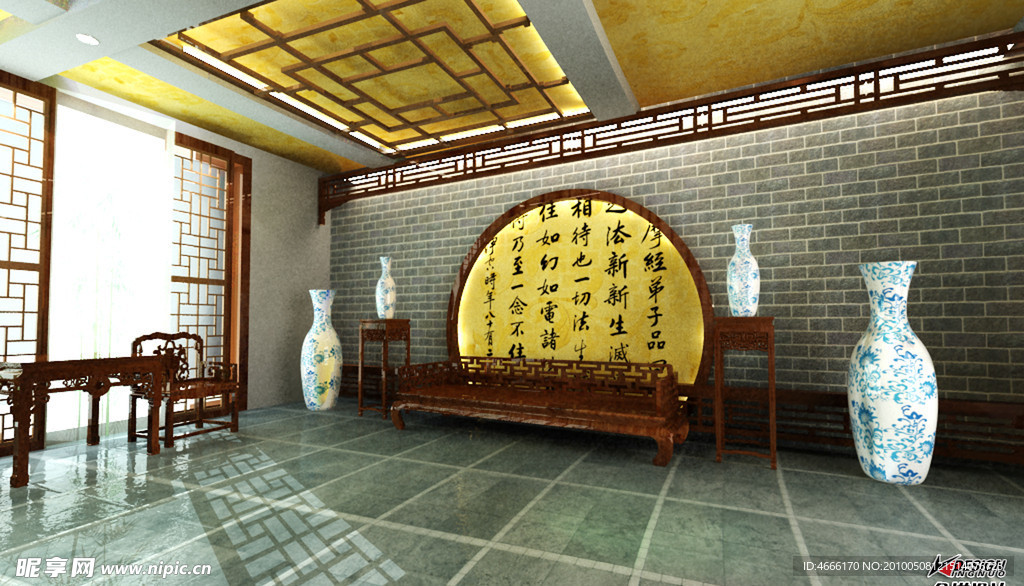 中式 家具店设计