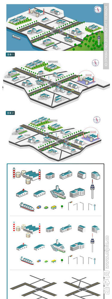 城市规划图元素