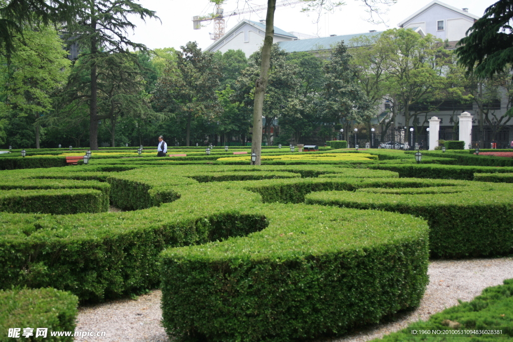 蘇州大公園內園藝