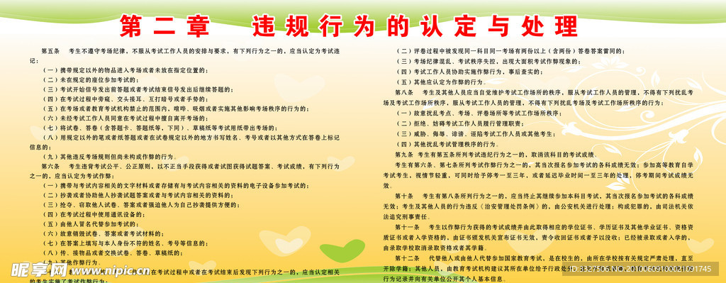 違規行為的認定與處理