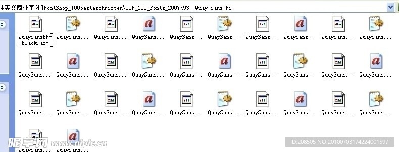 93 Quay Sans PS系列字體