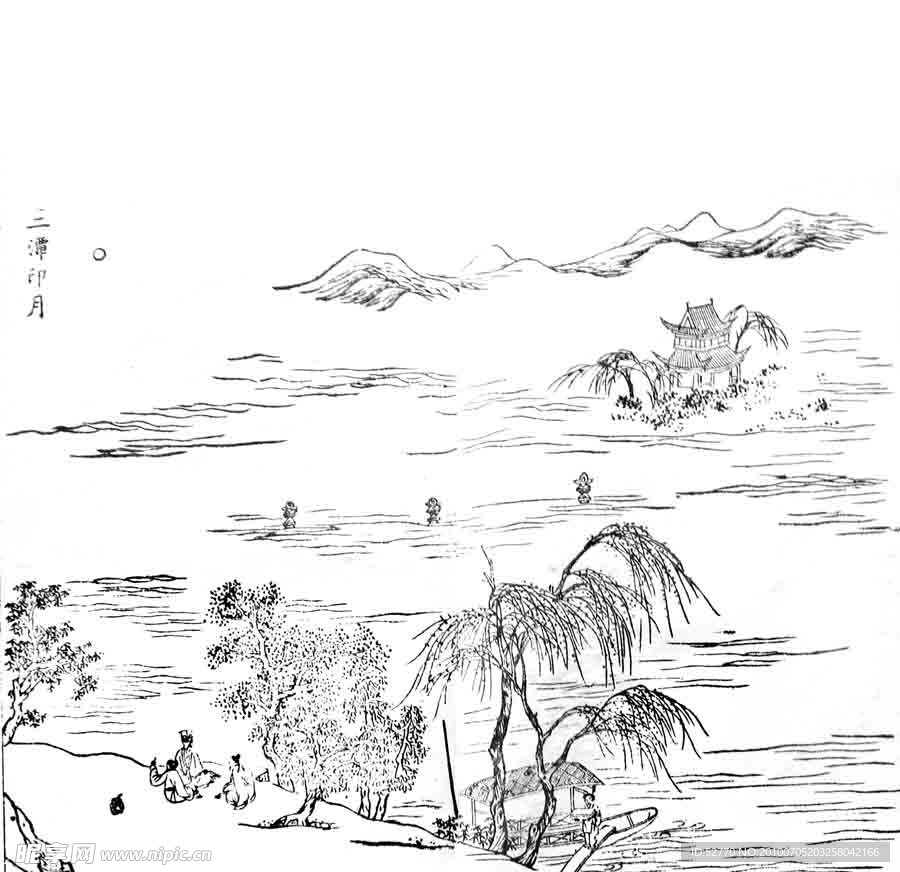 三潭映月