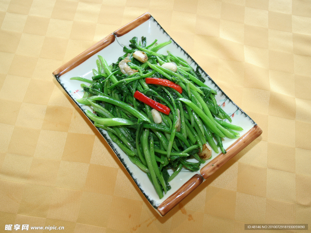 客家生炒菜芯
