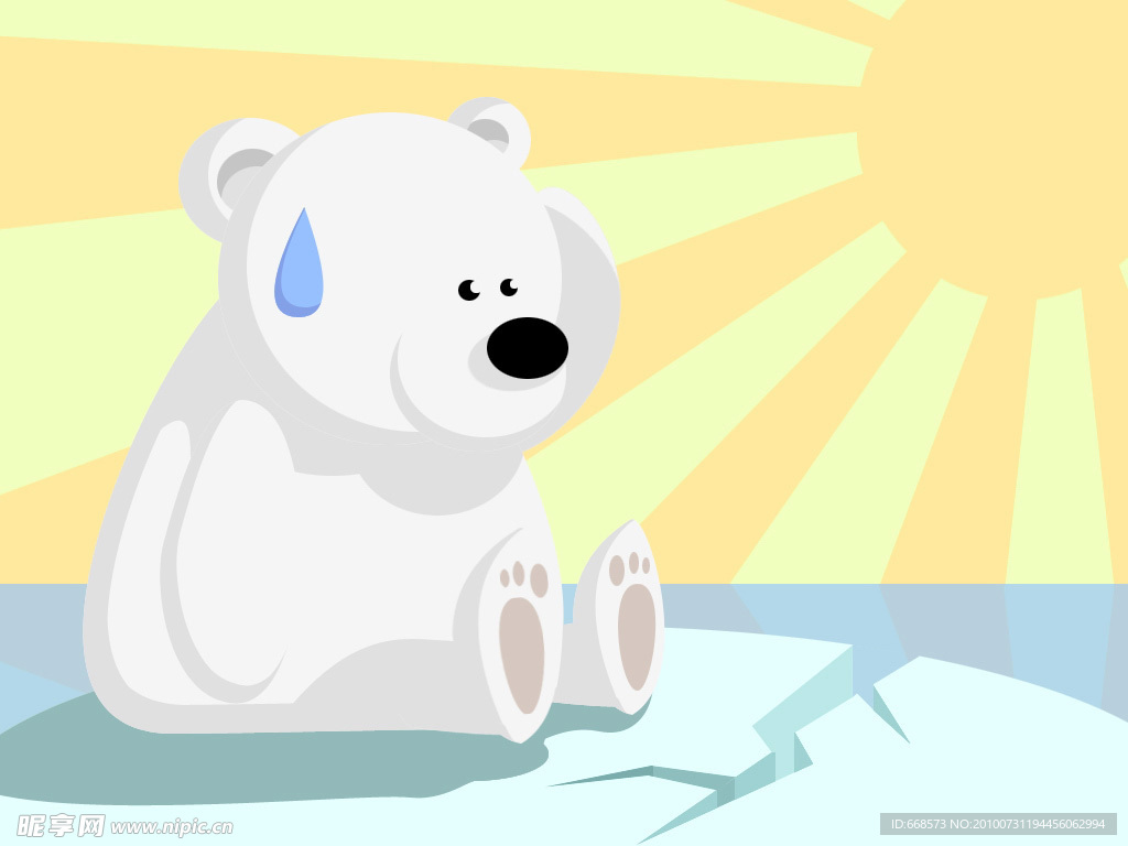 动漫北极熊