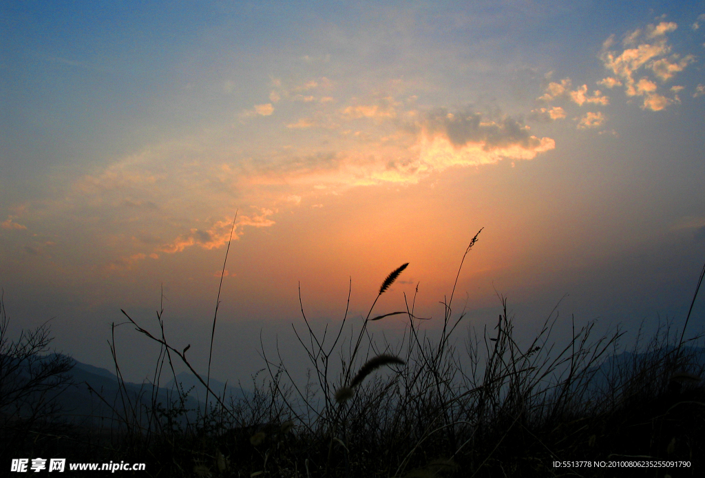 荒野夕陽