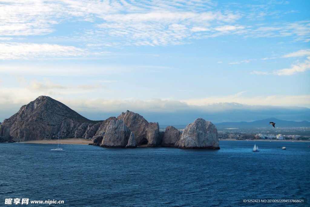 海岸小島