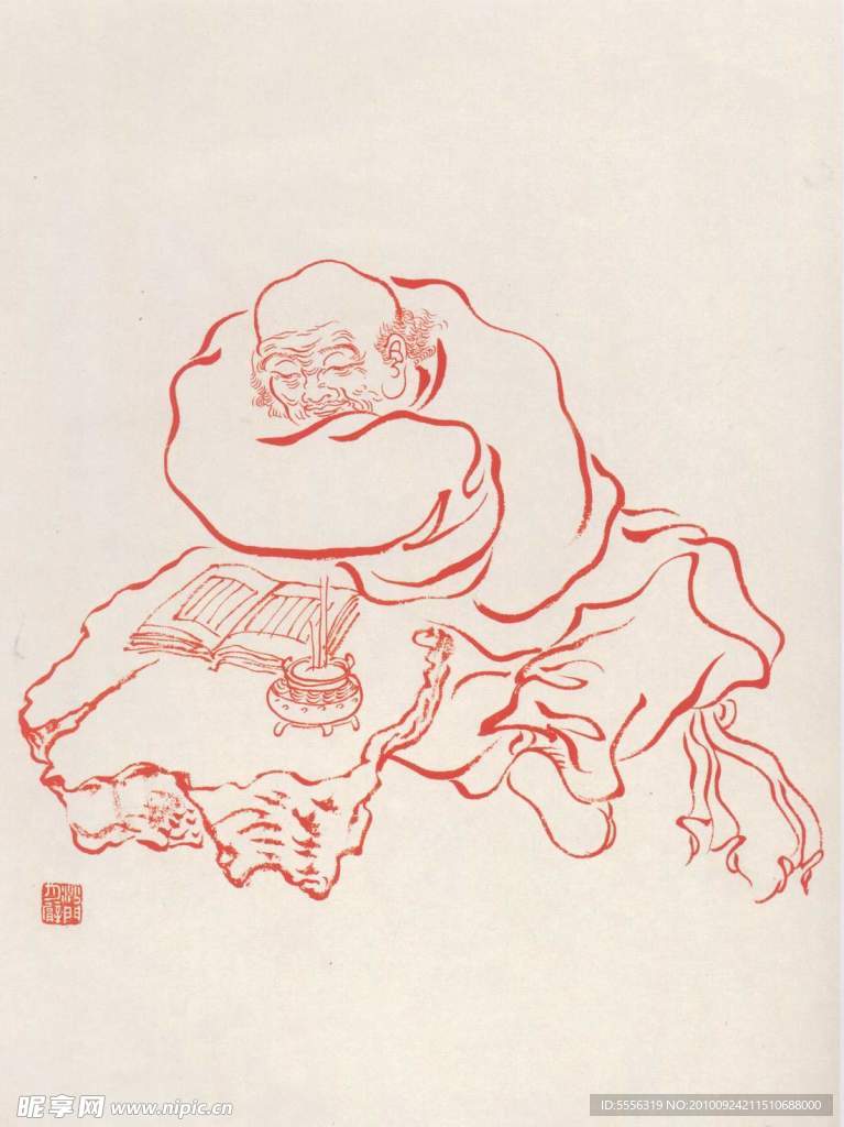 108羅漢線描圖稿