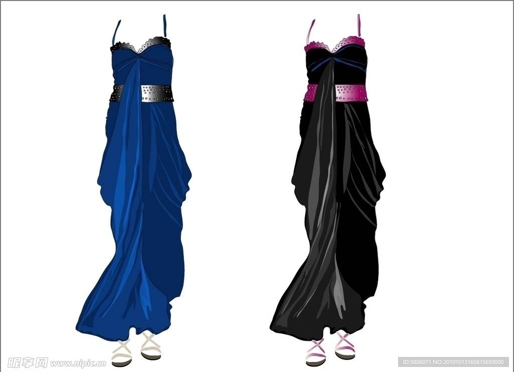 女性晚礼服设计系列
