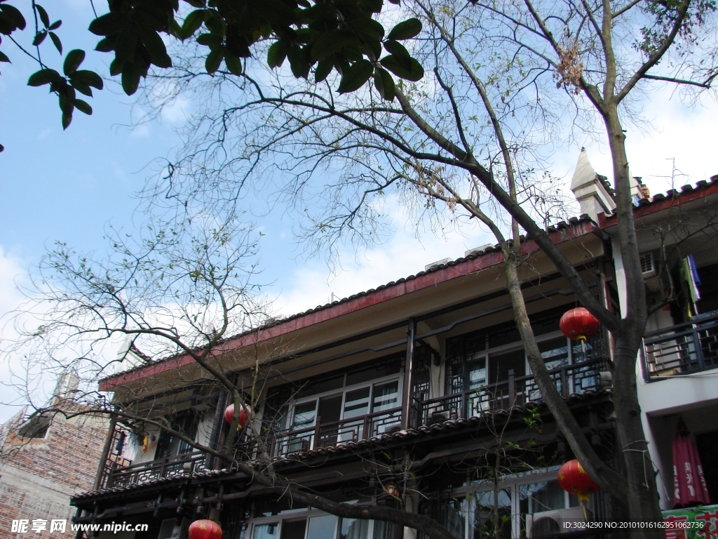 陽朔西街的天空