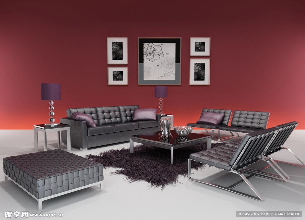 超现代简约沙发 时尚家具