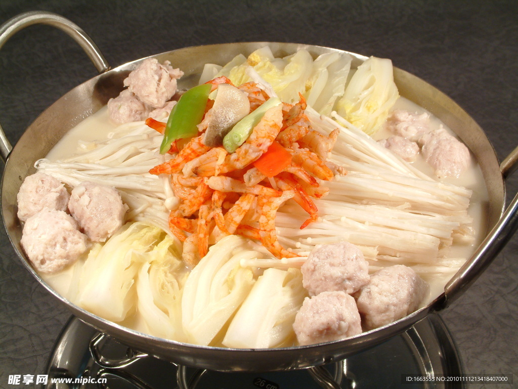 鑊仔蝦干肉丸煮津膽