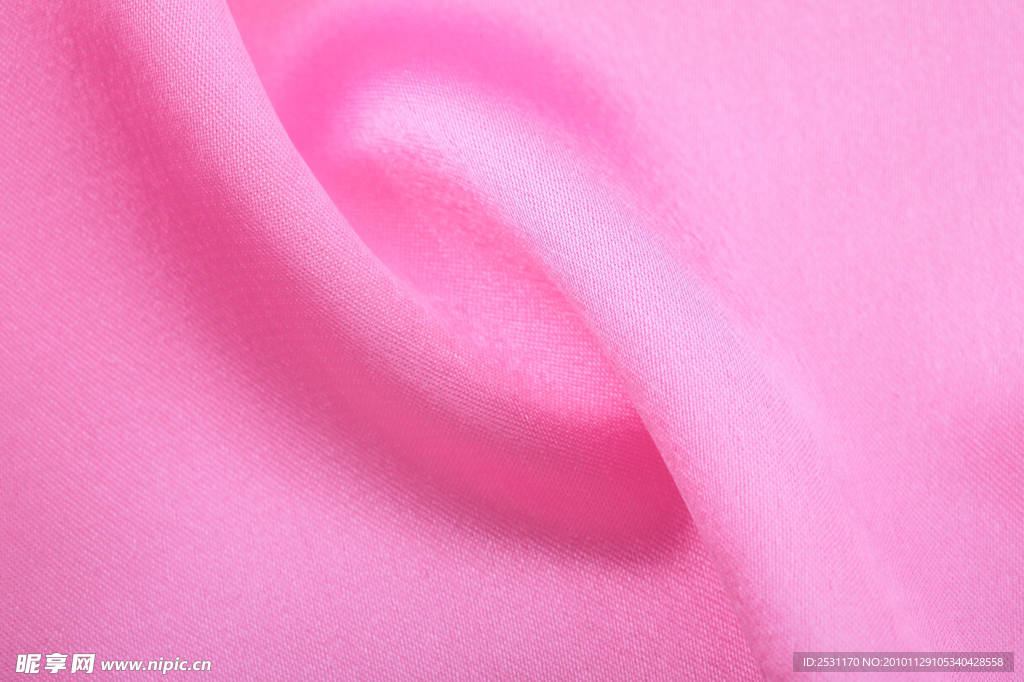 粉红色绸缎