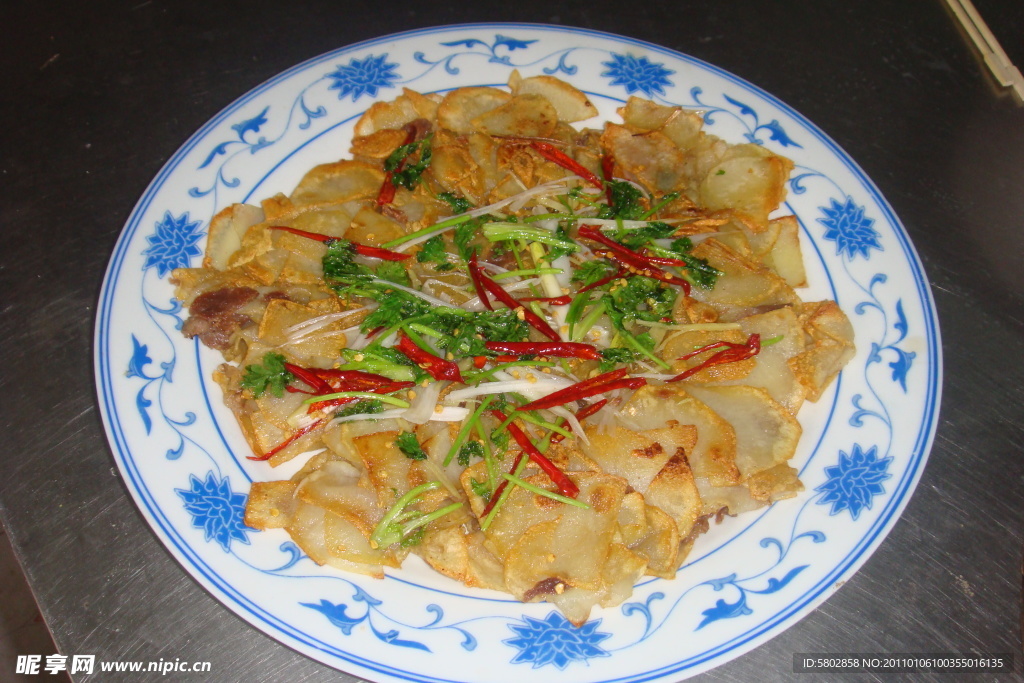 肉煎土豆片