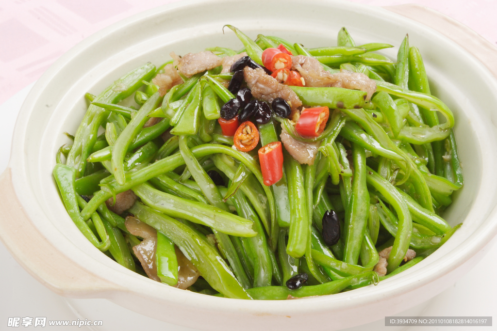 四季豆炒肉