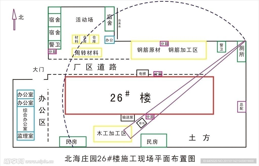 建筑工地平面图