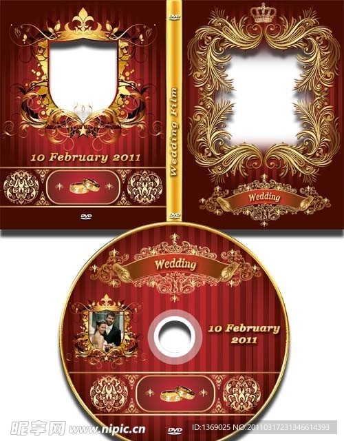 婚礼DVD封面设计