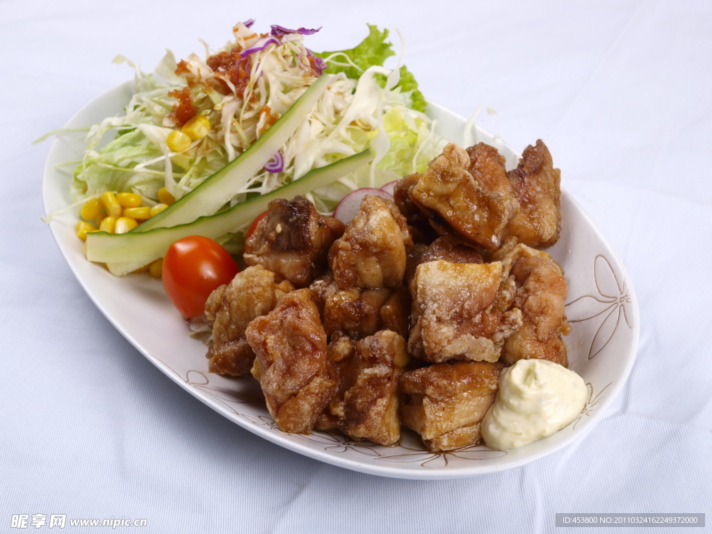 醋味炸雞肉
