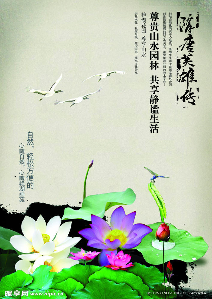 中國風展板