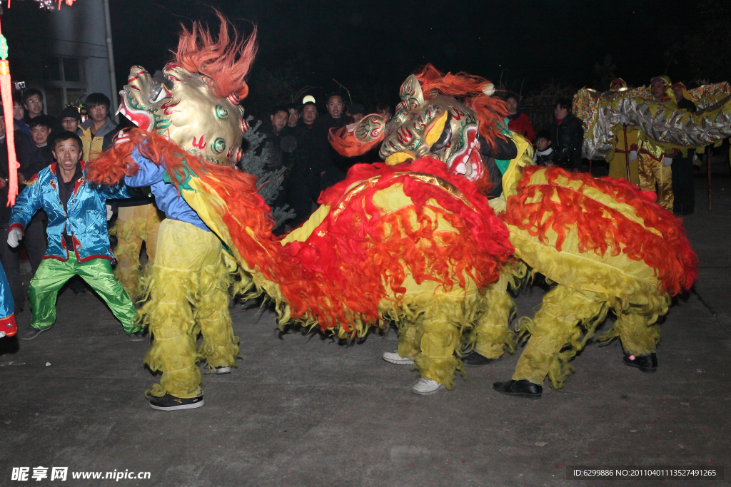 舞龍 舞獅 節日氣氛