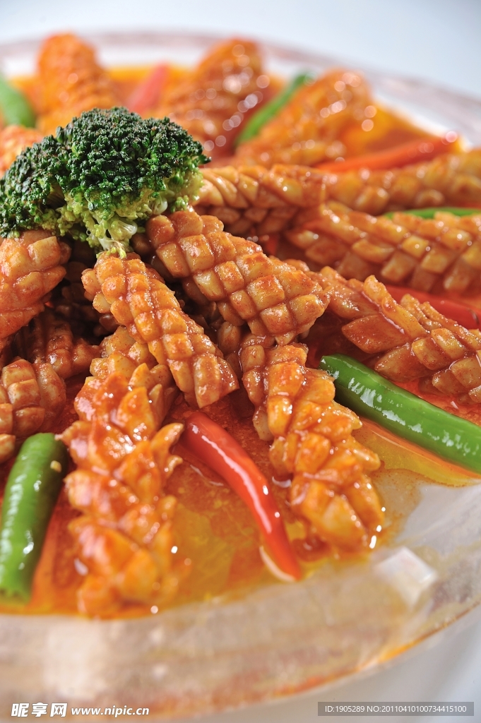 紅燒魷魚卷