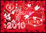 2月14玫瑰情人节海报