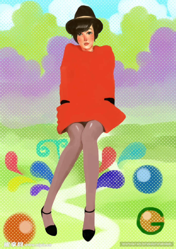 長腿美女