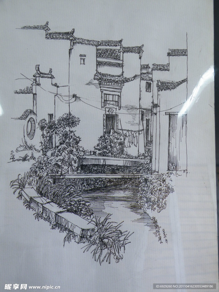古鎮(zhèn)速寫