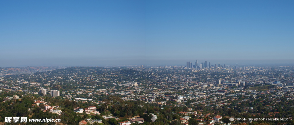 洛杉矶城市宽景