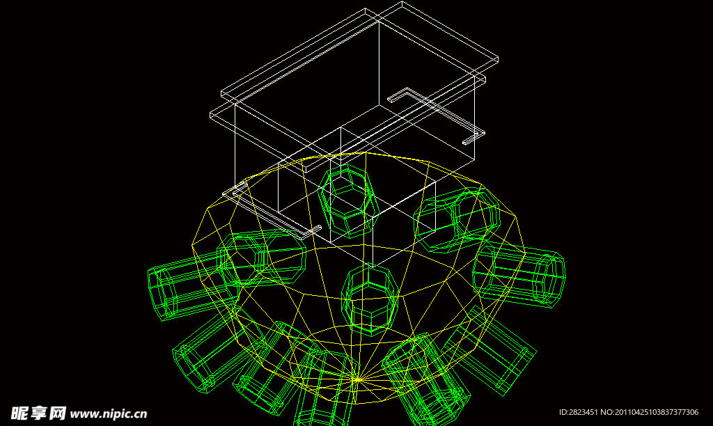 CAD灯具素材之三维灯库