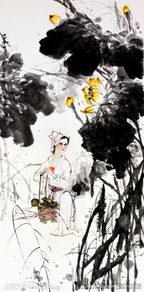 采蓮圖