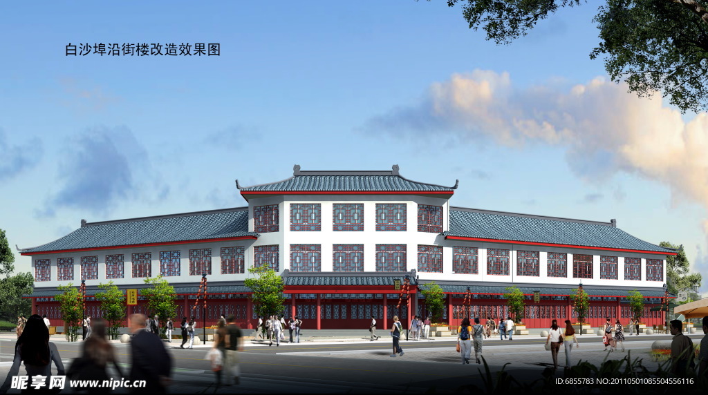 仿古建筑設計效果圖