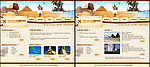 沙漠旅游企业网站模板（无网页源码）