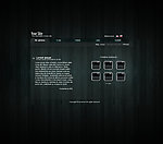 黑色质感企业网站模板PSD分层（无网页源码）