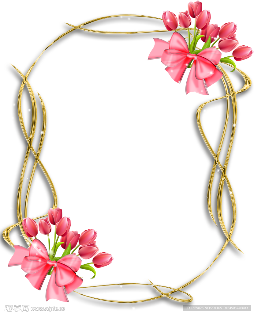 鮮花相冊邊框