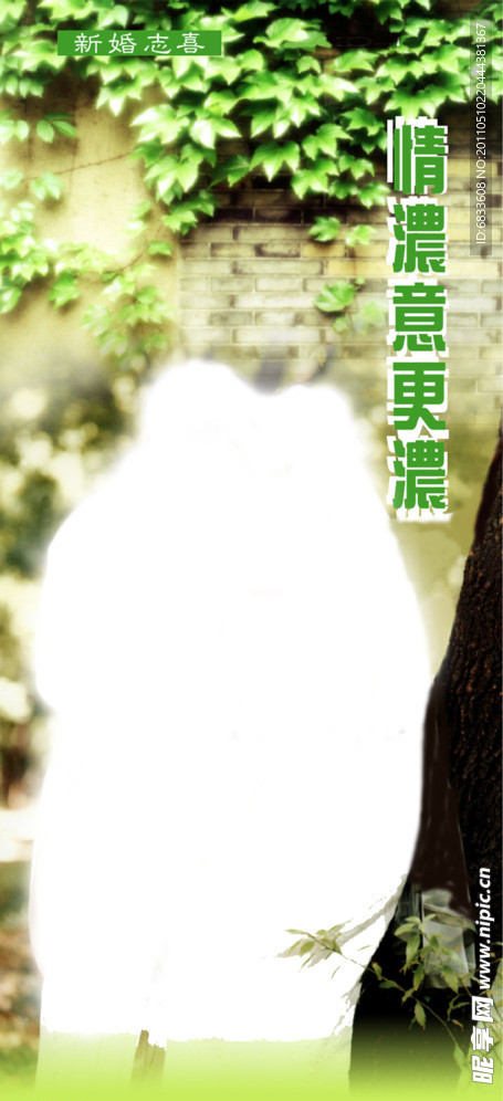 綠色背景