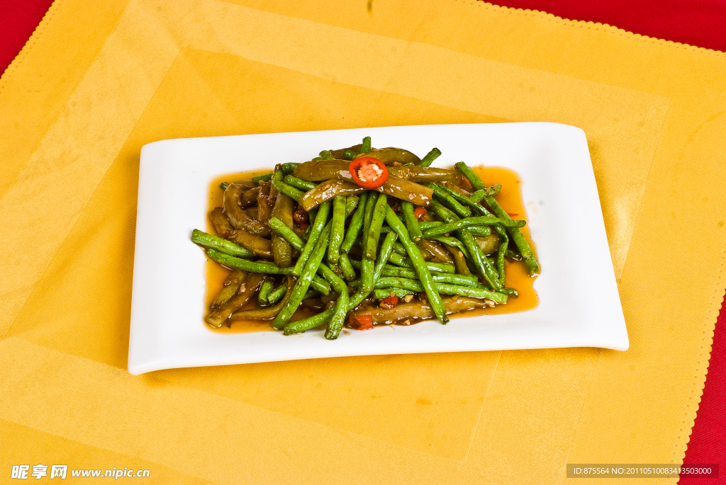 茄子炒豆角