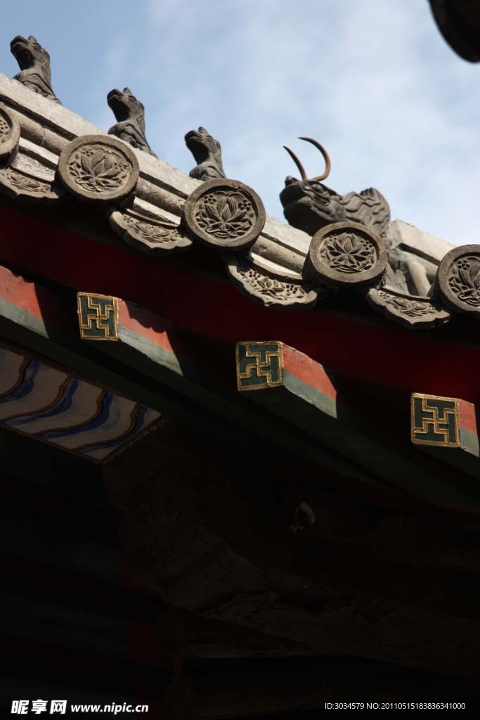 祥獸飛檐