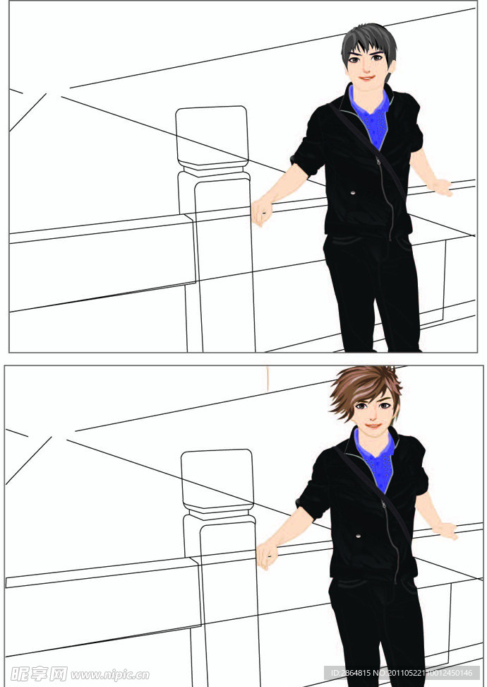 男生