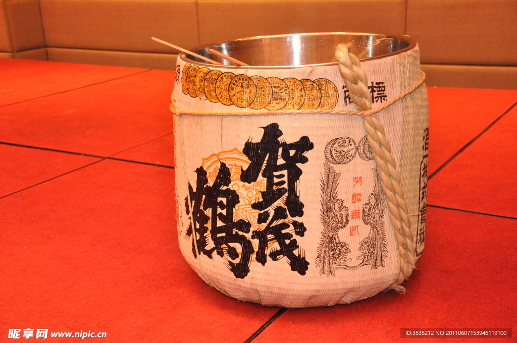 日本清酒桶