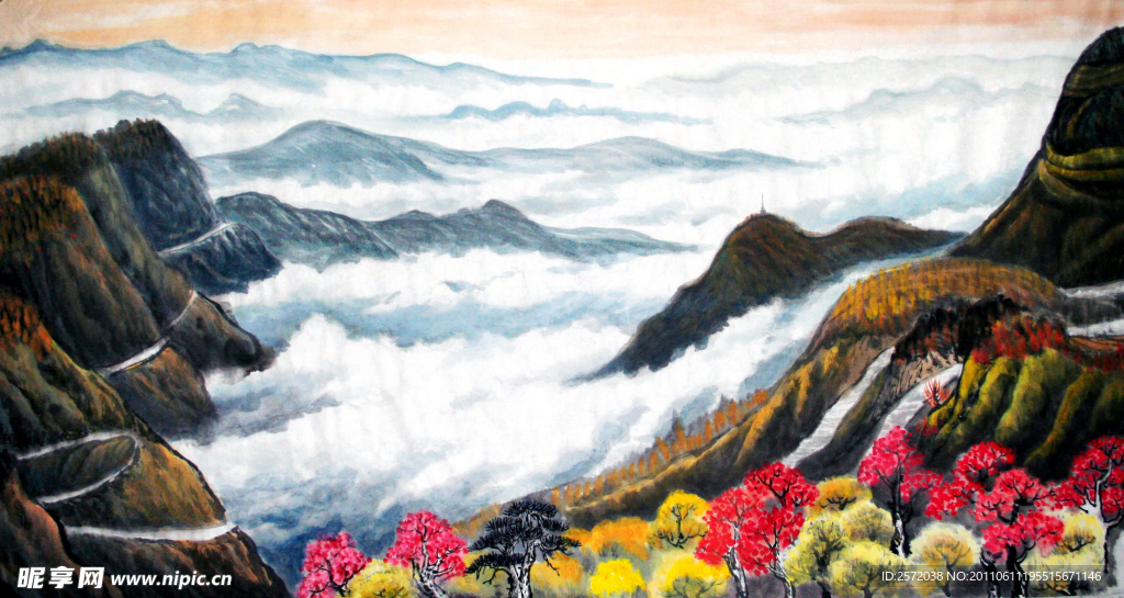 六盤山云海