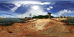 珠海外伶仃岛海岛沙滩360度全景图
