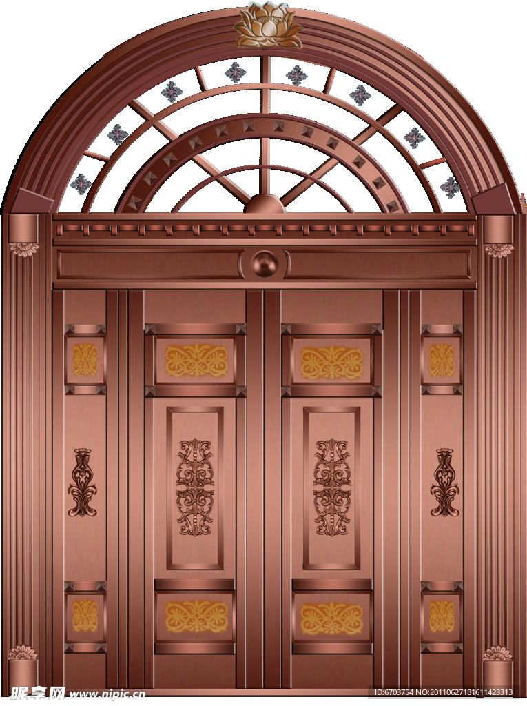铜门素材 铜门