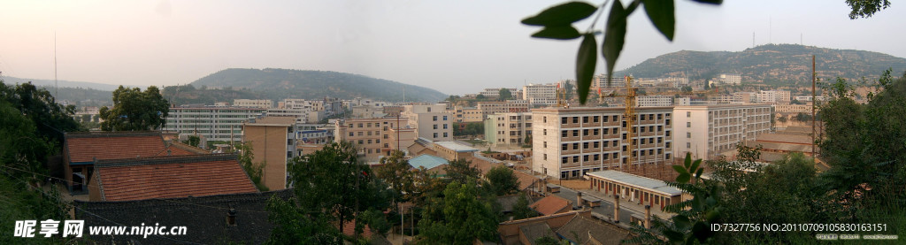 甘肅寧縣全景
