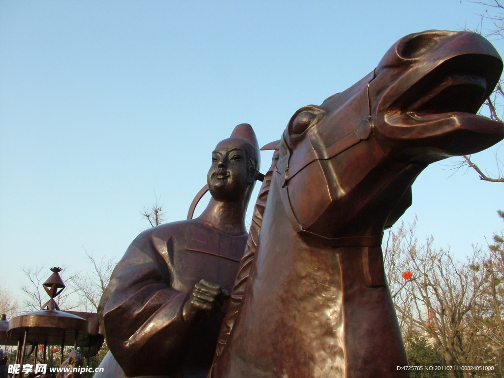唐代人物雕像